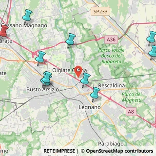 Mappa Via G. Oberdan, 21050 Marnate VA, Italia (5.6325)