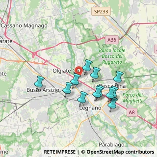 Mappa Via G. Oberdan, 21050 Marnate VA, Italia (3.15833)