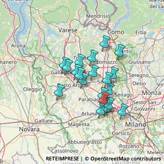 Mappa Via G. Oberdan, 21050 Marnate VA, Italia (10.9585)