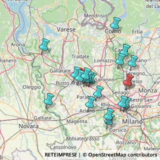 Mappa Via G. Oberdan, 21050 Marnate VA, Italia (14.9555)