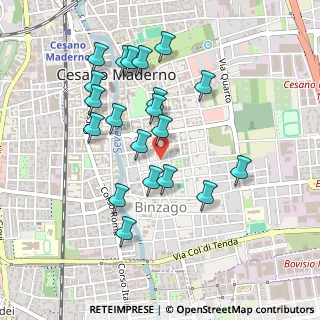 Mappa Via Milano, 20031 Cesano Maderno MB, Italia (0.452)