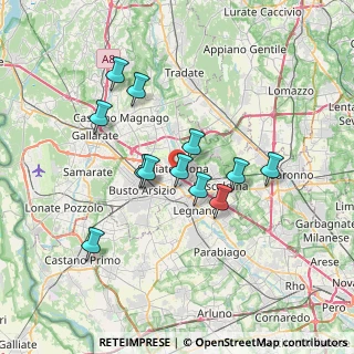 Mappa Via L. Pomini, 21050 Marnate VA, Italia (6.02583)