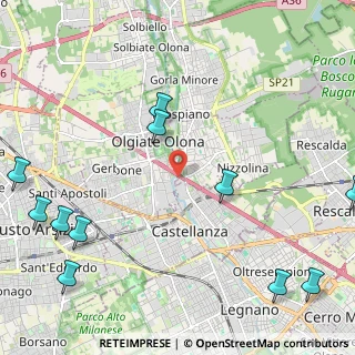 Mappa Via L. Pomini, 21050 Marnate VA, Italia (3.08364)