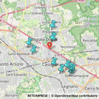 Mappa Via L. Pomini, 21050 Marnate VA, Italia (1.89818)