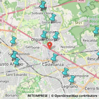 Mappa Via L. Pomini, 21050 Marnate VA, Italia (2.85786)