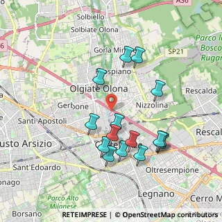 Mappa Via L. Pomini, 21050 Marnate VA, Italia (1.82067)