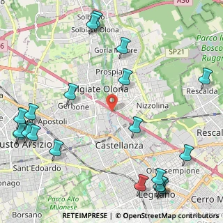 Mappa Via L. Pomini, 21050 Marnate VA, Italia (3.0915)