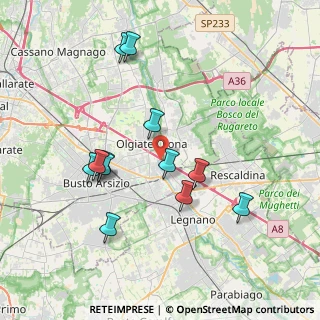 Mappa Via L. Pomini, 21050 Marnate VA, Italia (3.70083)