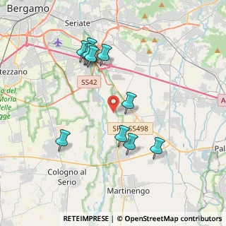 Mappa Cascina Ursina, 24050 Cavernago BG, Italia (3.76818)