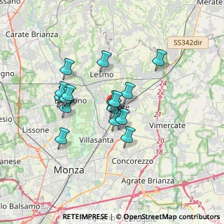 Mappa Via Beretta Natale, 20862 Arcore MB, Italia (2.775)