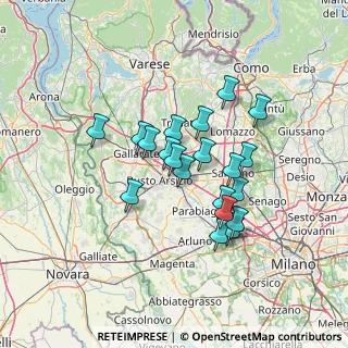 Mappa Via Luigi Morelli, 21057 Olgiate Olona VA, Italia (10.895)