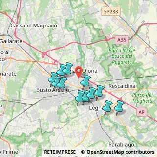 Mappa Via Luigi Morelli, 21057 Olgiate Olona VA, Italia (3.04917)