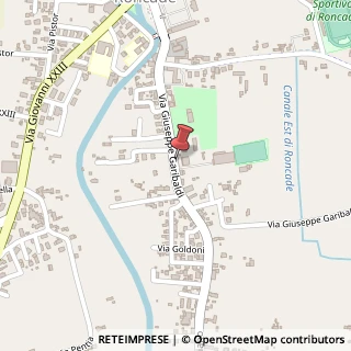 Mappa Via Giuseppe Garibaldi, N. 17, 31056 Roncade, Treviso (Veneto)