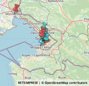 Mappa Via Bernardo Benussi, 34148 Trieste TS, Italia (5.54727)