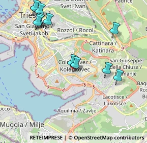 Mappa Via Bernardo Benussi, 34148 Trieste TS, Italia (2.41083)