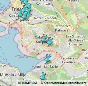 Mappa Via Bernardo Benussi, 34148 Trieste TS, Italia (2.75769)