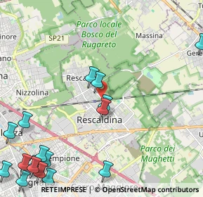 Mappa Viale Alcide De Gasperi, 20027 Rescaldina MI, Italia (3.3895)