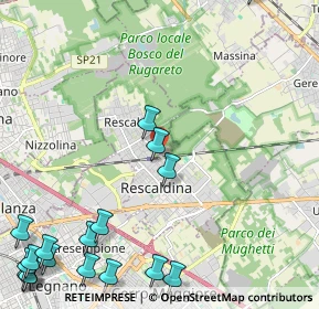 Mappa Viale Alcide De Gasperi, 20027 Rescaldina MI, Italia (3.48)