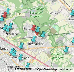 Mappa Viale Alcide De Gasperi, 20027 Rescaldina MI, Italia (2.903)