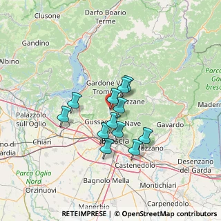 Mappa Via Garibaldi, 25069 Villa Carcina BS, Italia (9.91)