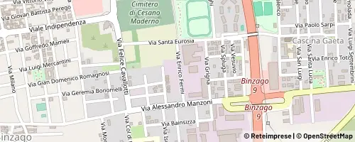 Mappa Cesano Maderno