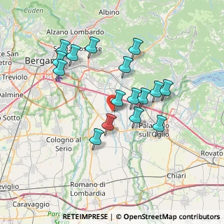 Mappa Via Don Luigi Sturzo, 24050 Calcinate BG, Italia (6.67688)