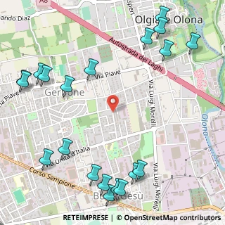Mappa Via Lombardia, 21057 Olgiate Olona VA, Italia (0.76)