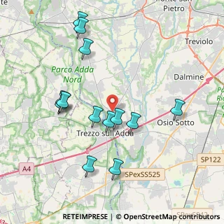 Mappa Via Papa Giovanni XXIII, 24042 Capriate San Gervasio BG, Italia (4.00846)