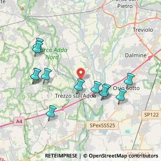 Mappa Via Papa Giovanni XXIII, 24042 Capriate San Gervasio BG, Italia (4.19583)