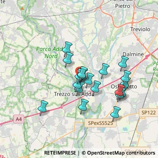 Mappa Via Papa Giovanni XXIII, 24042 Capriate San Gervasio BG, Italia (3.17526)