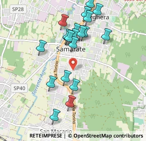 Mappa Via Kolbe, 21017 Samarate VA, Italia (0.951)