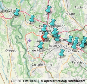 Mappa Via Kolbe, 21017 Samarate VA, Italia (8.31167)