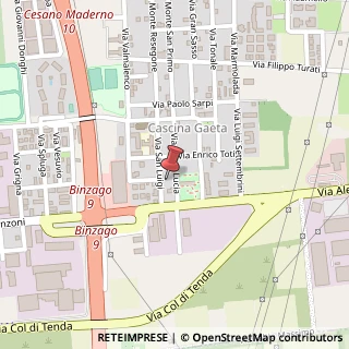 Mappa Via San Luigi, 13, 20811 Barlassina, Monza e Brianza (Lombardia)