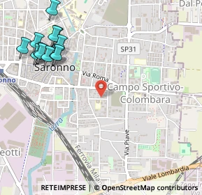 Mappa Via Monte Santo, 21047 Saronno VA, Italia (0.685)