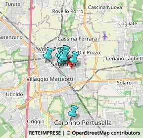 Mappa Via Monte Santo, 21047 Saronno VA, Italia (1.23545)