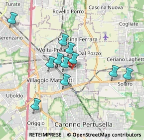 Mappa Via Monte Santo, 21047 Saronno VA, Italia (1.64545)