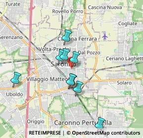 Mappa Via Monte Santo, 21047 Saronno VA, Italia (2.06818)