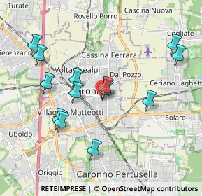 Mappa Via Monte Santo, 21047 Saronno VA, Italia (1.93846)