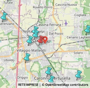 Mappa Via Monte Santo, 21047 Saronno VA, Italia (2.67818)