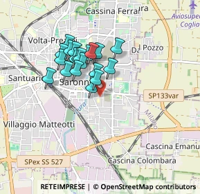 Mappa Via Monte Santo, 21047 Saronno VA, Italia (0.684)