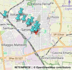 Mappa Via Monte Santo, 21047 Saronno VA, Italia (0.76)