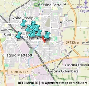 Mappa Via Monte Santo, 21047 Saronno VA, Italia (0.65154)