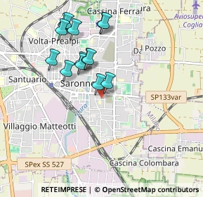 Mappa Via Monte Santo, 21047 Saronno VA, Italia (0.89)