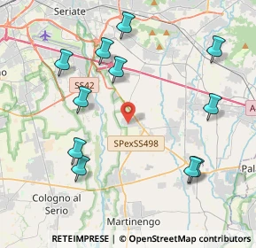 Mappa Via Alessandro Manzoni, 24050 Cavernago BG, Italia (4.54455)