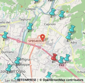 Mappa Via Val d'Aosta, 25031 Capriolo BS, Italia (3.355)