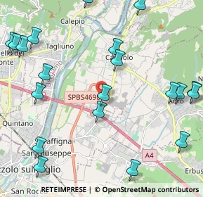 Mappa Via Val d'Aosta, 25031 Capriolo BS, Italia (2.8265)
