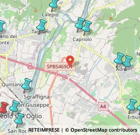 Mappa Via Val d'Aosta, 25031 Capriolo BS, Italia (3.53067)