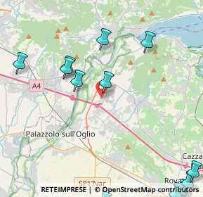 Mappa Via Val d'Aosta, 25031 Capriolo BS, Italia (6.22615)