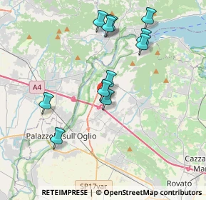 Mappa Via Val d'Aosta, 25031 Capriolo BS, Italia (3.71)