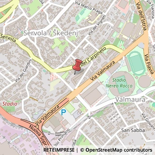 Mappa Via De Jenner Luigi, 12/4, 34148 Trieste, Trieste (Friuli-Venezia Giulia)